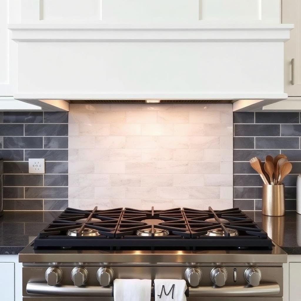 Designer tile and backsplash installation